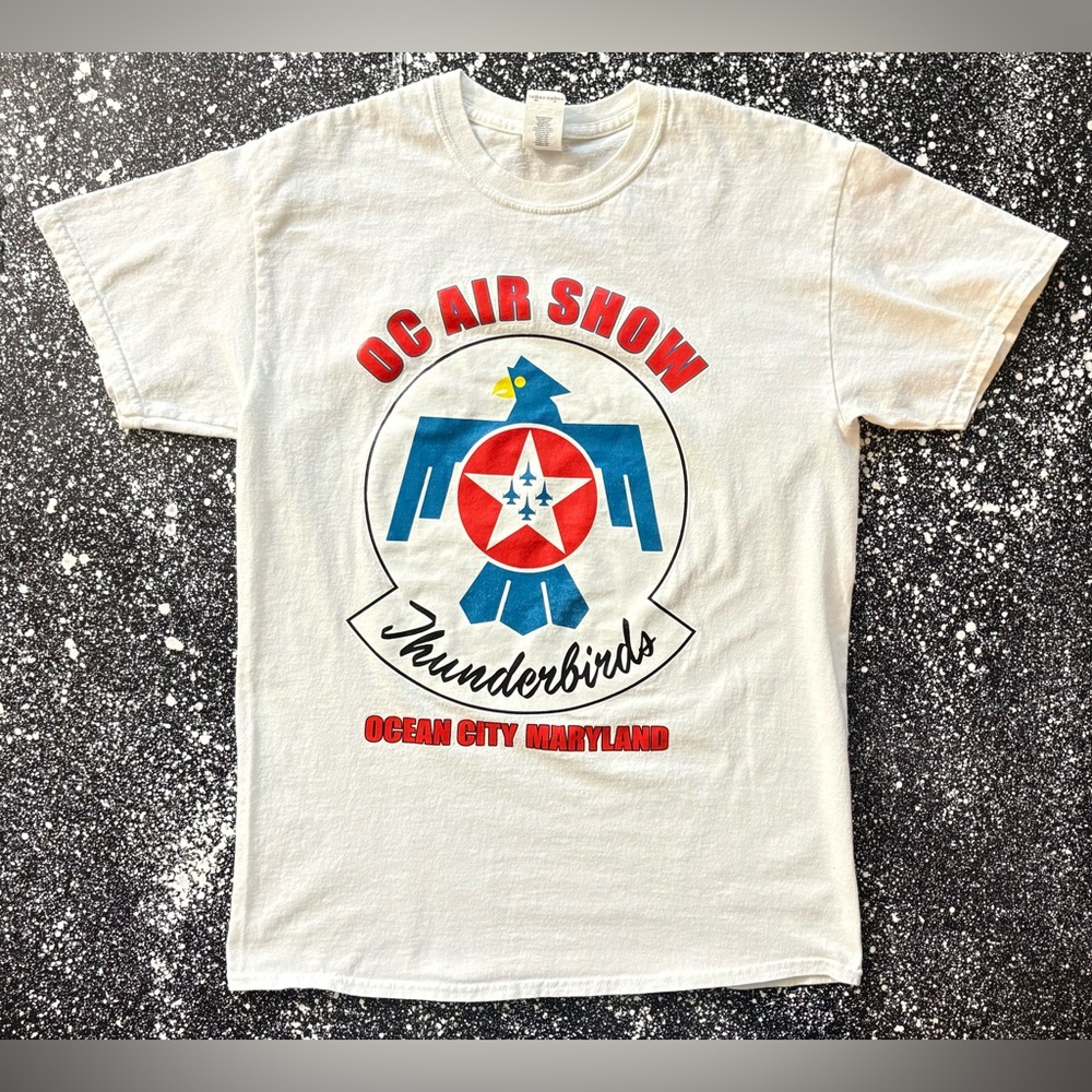 Ocean City Maryland USAF Thunderbirds Air Show Event T-Shirt Sz Md Air Force